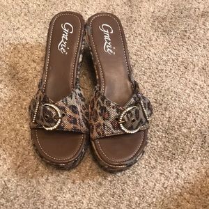 Cheetah Print Sandals !